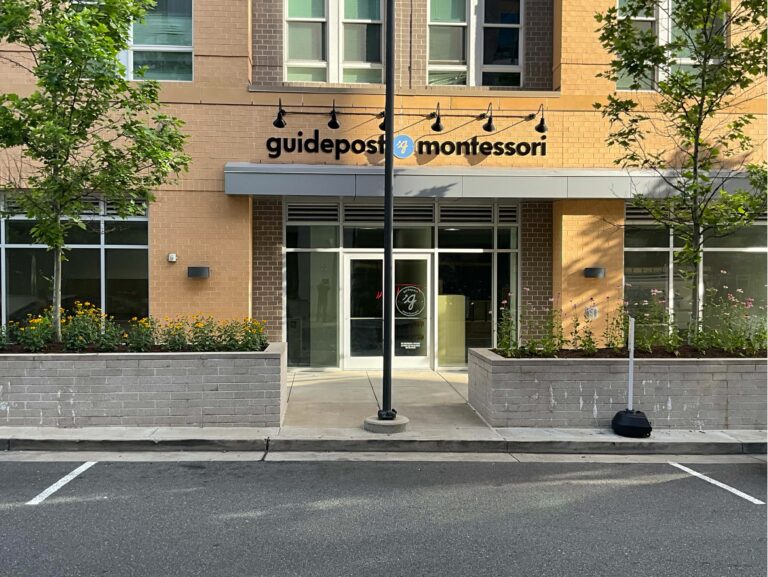 Exterior of Guidepost Montessori in Alexandria, VA